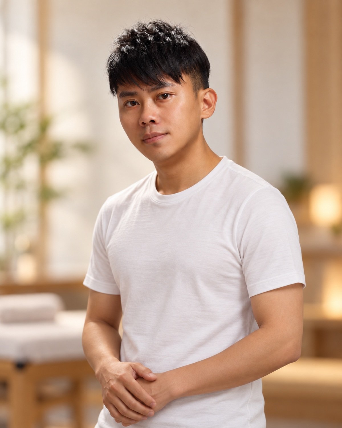 按摩師阿姆姆的半身照